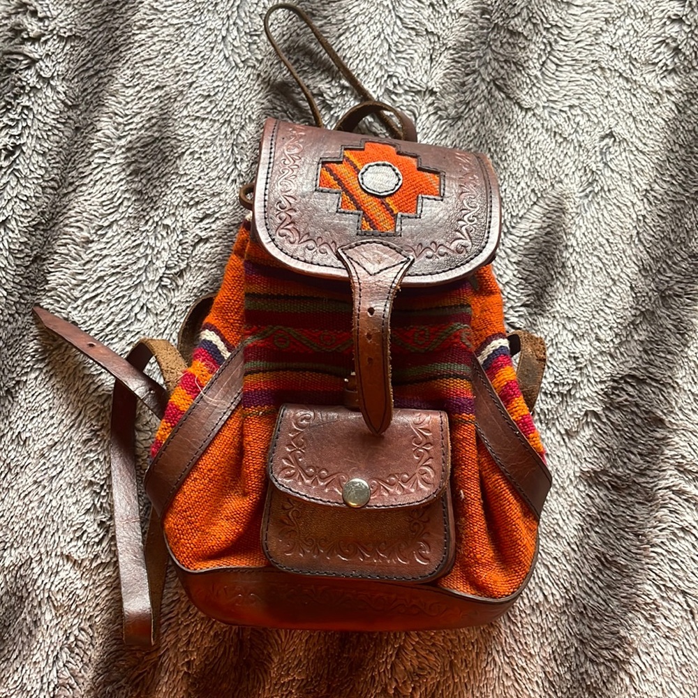 Small boho style bag / backpack